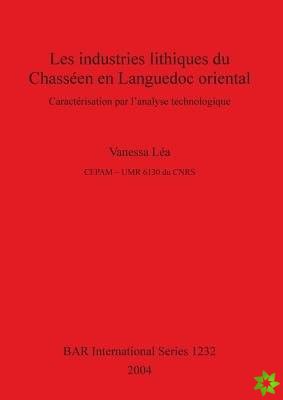Industries Lithiques du Chasseen en Languedoc Oriental