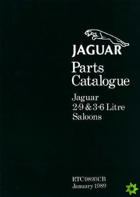 Jaguar Official Factory Parts Catalogue 2.9 & 3.6 Litre Saloons