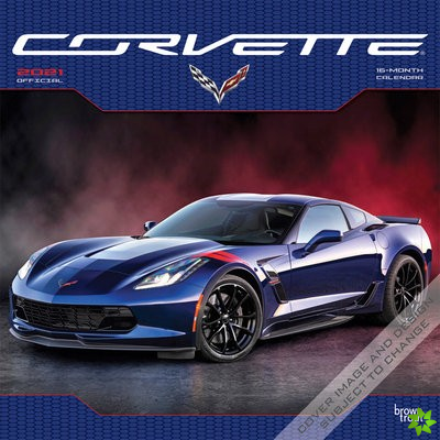 Corvette 2021 Square Calendar