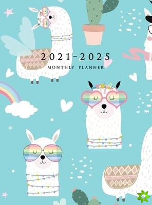 2021-2025 Monthly Planner Hardcover