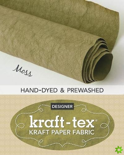 kraft-tex Roll Moss Hand-Dyed & Prewashed