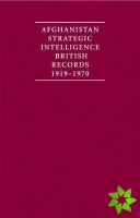 Afghanistan Strategic Intelligence 1919-1970 4 Volume Hardback Set