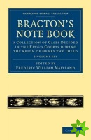 Bracton's Note Book 3 Volume Paperback Set