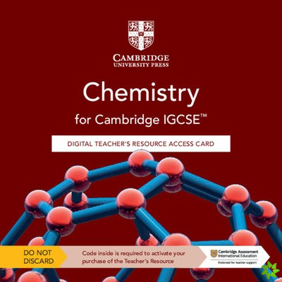 Cambridge IGCSE Chemistry Digital Teacher's Resource Access Card