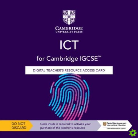Cambridge IGCSE ICT Digital Teacher's Resource Access Card