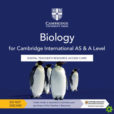 Cambridge International AS & A Level Biology Digital Teacher's Resource Access Card