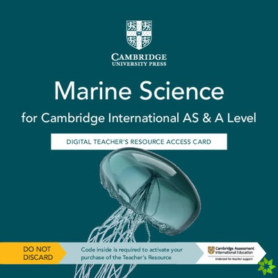Cambridge International AS & A Level Marine Science Digital Teacher's Resource Access Card