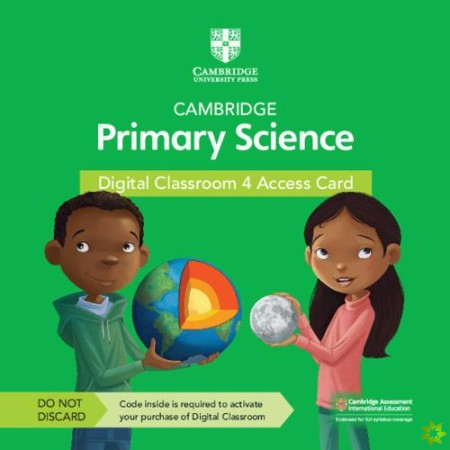 Cambridge Primary Science Digital Classroom 4 Access Card (1 Year Site Licence)