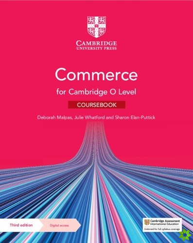 Commerce for Cambridge O Level Coursebook with Digital Access (2 Years)