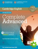 Complete Advanced Student's Book without Answers with CD-ROM with Testbank
