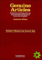 Genuine Articles Teacher's manual with key