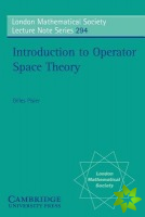 Introduction to Operator Space Theory
