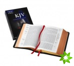 KJV Clarion Reference Bible, Black Edge-lined Goatskin Leather, KJ486:XE Black Goatskin Leather