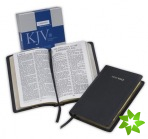 KJV Large Print Text Bible, Black French Morocco Leather, KJ653:T