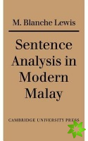 Sentence Analysis in Modern Malay