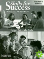 Skills for Success Teacher's Manual