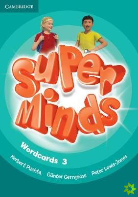 Super Minds Level 3 Wordcards (Pack of 83)