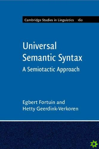Universal Semantic Syntax