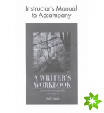 Writer's Workbook Instructor's Manual