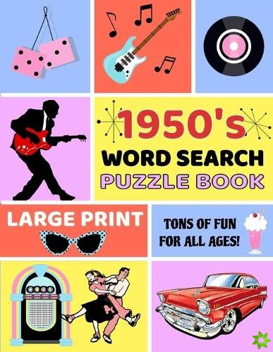 1950's Word Searches Puzzle Book