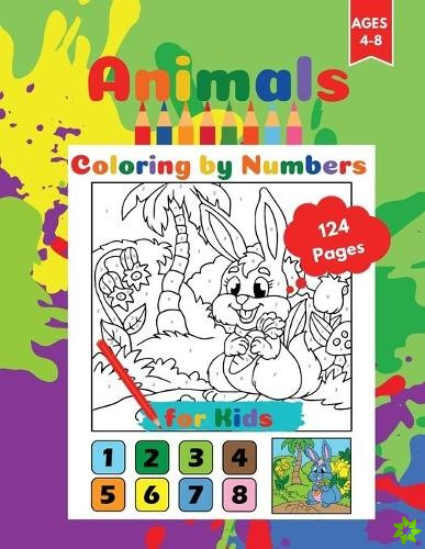 Animals Coloring by Numbers for Kids