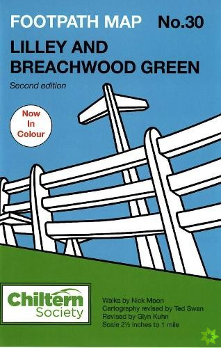 Footpath Map No. 30 Lilley and Breachwood Green