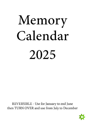 Memory Calendar - 2025