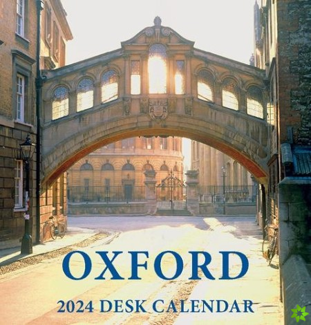 Oxford Colleges Mini Desktop Calendar - 2024
