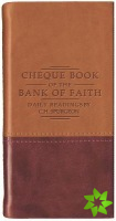 Chequebook of the Bank of Faith  Tan/Burgundy