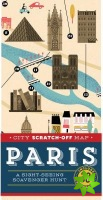 City Scratch-off Map: Paris
