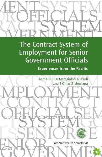 Contract System of Employment for Senior Government Officials