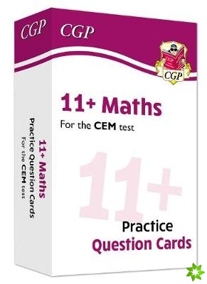 11+ CEM Maths Revision Question Cards - Ages 10-11