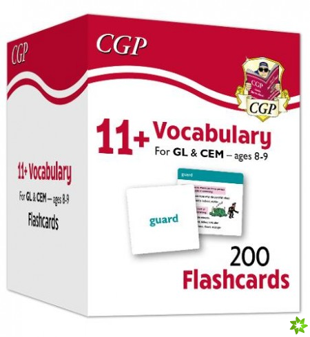 11+ Vocabulary Flashcards for Ages 8-9 - Pack 1