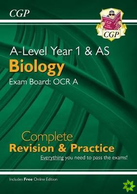 A-Level Biology: OCR A Year 1 & AS Complete Revision & Practice with Online Edition