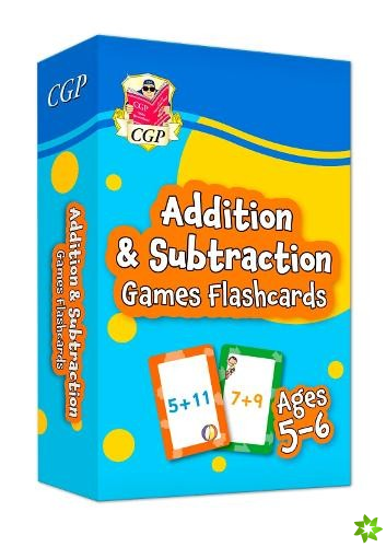 Addition & Subtraction Games Flashcards for Ages 5-6 (Year 1)
