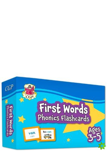 First Words Phonics Flashcards for Ages 3-5