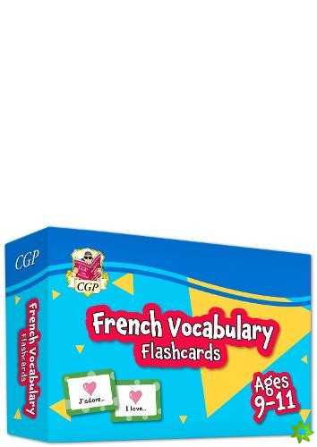 French Vocabulary Flashcards for Ages 9-11 (with Free Online Audio)