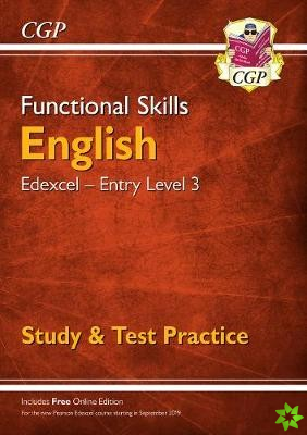 Functional Skills English: Edexcel Entry Level 3 - Study & Test Practice