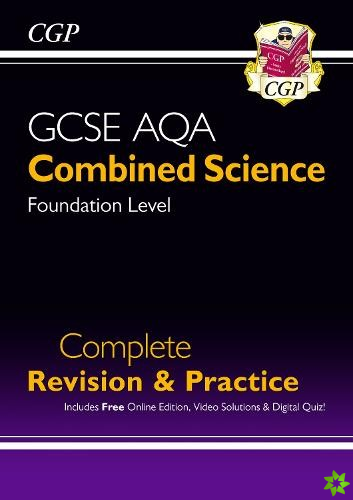 GCSE Combined Science AQA Foundation Complete Revision & Practice w/ Online Ed, Videos & Quizzes