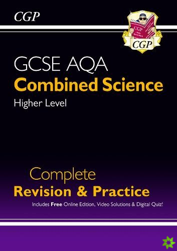GCSE Combined Science AQA Higher Complete Revision & Practice w/ Online Ed, Videos & Quizzes