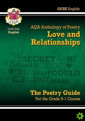 GCSE English AQA Poetry Guide - Love & Relationships Anthology inc. Online Edn, Audio & Quizzes