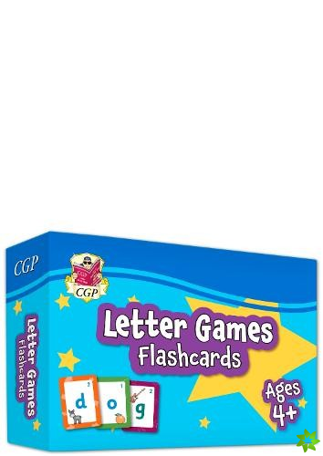 Letter Games Flashcards for Ages 4+