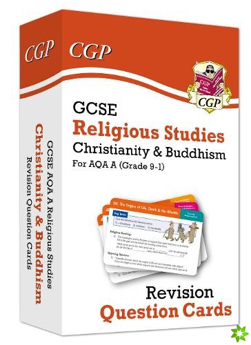 New 9-1 GCSE AQA A Religious Studies: Christianity & Buddhism Revision Question Cards