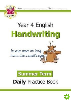 New KS2 Handwriting Daily Practice Book: Year 4 - Summer Term