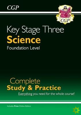 New KS3 Science Complete Revision & Practice  Foundation (inc. Online Edition, Videos & Quizzes)