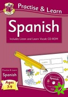 Practise & Learn: Spanish for Ages 7-9 - with vocab CD-ROM