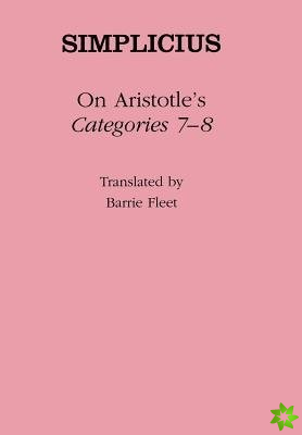 On Aristotle's Categories 7-8