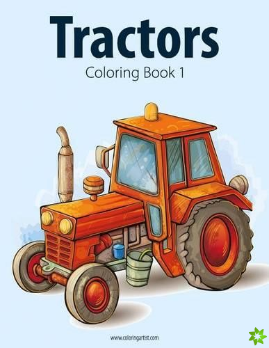 Tractors Coloring Book 1