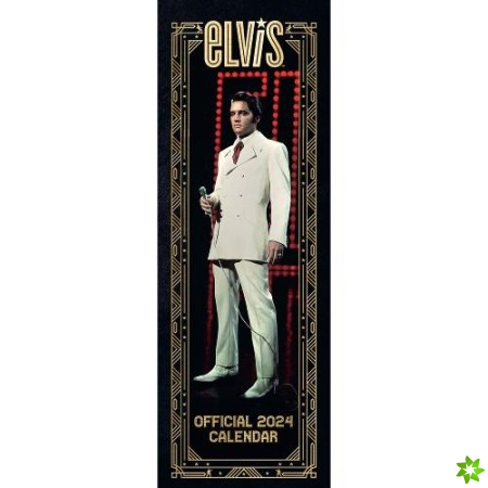 Official Elvis Presley 2024 Slim Wall Calendar