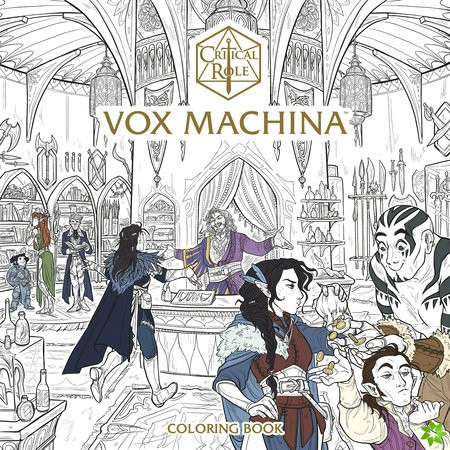 Critical Role: Vox Machina Coloring Book